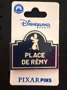 🐀 Disneyland Paris 'Place de Rémy' Pixar Pin